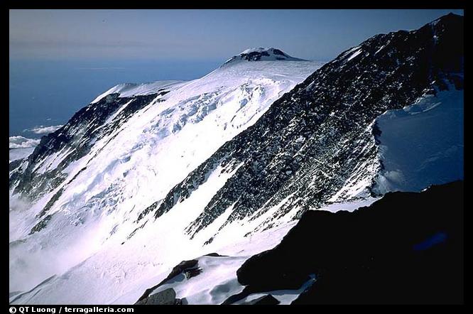 The North Summit was reached by the Sourdough at the turn of the century in a one-day push, an incredible feat. Unfortunately for them, i t is slightly lower than the true (South) Summit. Denali, Alaska (color)