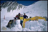 Joan Phelps, a blind woman from Anchorage summited a few hours after me, guided by her twin sons Marty and Mike. The most remarkable ascent ofthis year. Denali, Alaska