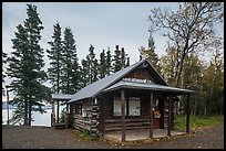Brooks Camp Visitor Center. Katmai National Park ( color)