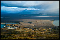 The entire Brooks River from above. Katmai National Park ( color)