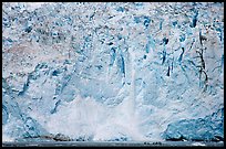 Face of Northwestern Glacier, Northwestern Lagoon. Kenai Fjords National Park, Alaska, USA. (color)
