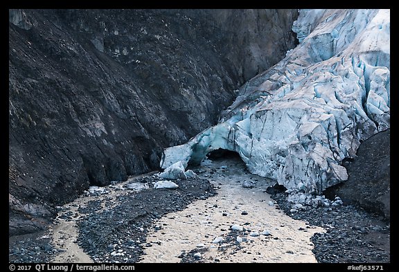 Front of Exit Glacier, 2016. Kenai Fjords National Park (color)