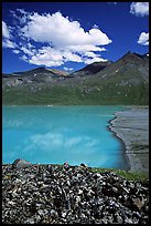 East end of Turquoise Lake. Lake Clark National Park, Alaska, USA. (color)