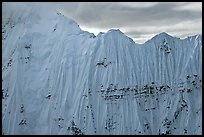 Aerial view of ice wall, University Range. Wrangell-St Elias National Park ( color)