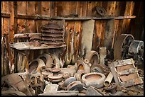 Abandonned machinery parts in mine. Wrangell-St Elias National Park ( color)