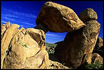 Balanced rock in Grapevine mountains. Big Bend National Park, Texas, USA.