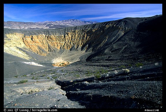 Ubehebe Crater. Death Valley National Park (color)