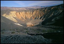 Ubehebe Crater. Death Valley National Park, California, USA. (color)
