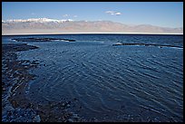 Flooded Badwater basin, early morning. Death Valley National Park, California, USA. (color)