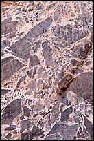 Detail of marbled wall, Titus Canyon. Death Valley National Park, California, USA. (color)