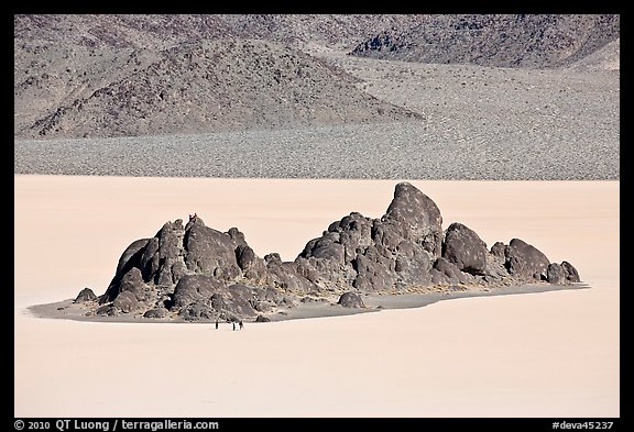 Grandstand and Racetrack playa. Death Valley National Park, California, USA.