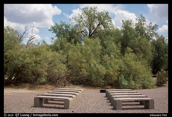 Theater, Furnace Creek Campground. Death Valley National Park, California, USA.