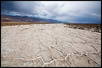 Salt evaporation ridges. Death Valley National Park ( color)