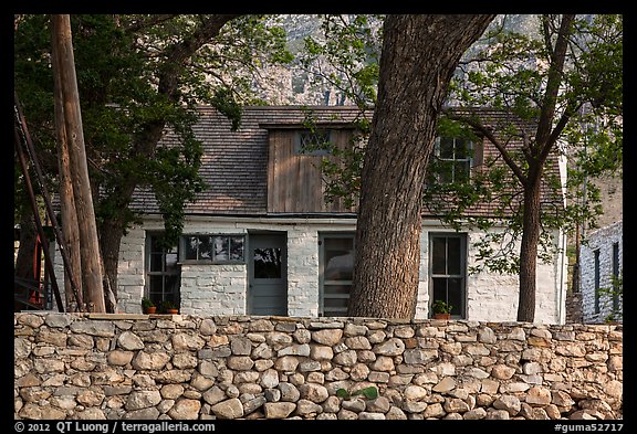 Frijole Historic Ranch. Guadalupe Mountains National Park (color)