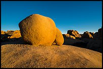 Twin boulders. Joshua Tree National Park ( color)
