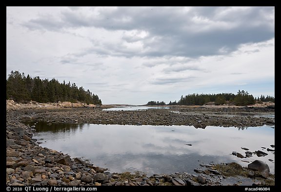 East Pond, Schoodic Peninsula. Acadia National Park (color)