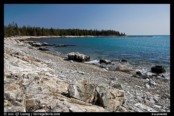 Barred Harbor, Isle Au Haut. Acadia National Park (color)