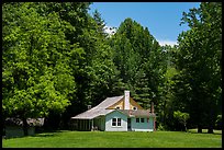 Palmer House, Little Cataloochee, North Carolina. Great Smoky Mountains National Park ( color)