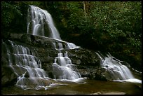 Laurel Falls, Tennessee. Great Smoky Mountains National Park, USA.