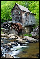 Grist Mill, Babcock State Park within boundaries. New River Gorge National Park and Preserve ( color)