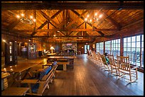 Inside Big Meadows Lodge. Shenandoah National Park ( color)