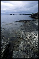 Coastline, Rainy lake. Voyageurs National Park ( color)