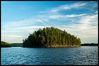 Island, Grassy Bay. Voyageurs National Park ( color)