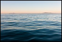 Ocean, Annacapa and Santa Cruz Islands at sunrise. Channel Islands National Park, California, USA. (color)