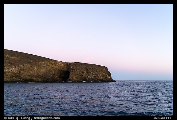 Arch Point at dawn, Santa Barbara Island. Channel Islands National Park (color)