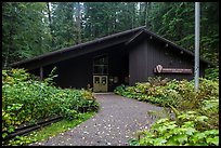 Ohanapecosh Visitor Center. Mount Rainier National Park, Washington, USA.
