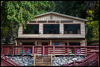 North Cascades Lodge at Stehekin, North Cascades National Park Service Complex. Washington, USA.