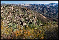 Gabilan Mountains. Pinnacles National Park, California, USA. (color)