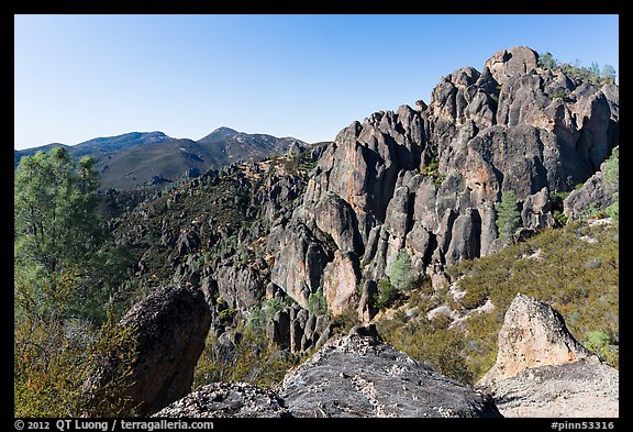 High Peaks. Pinnacles National Monument, California, USA (color)