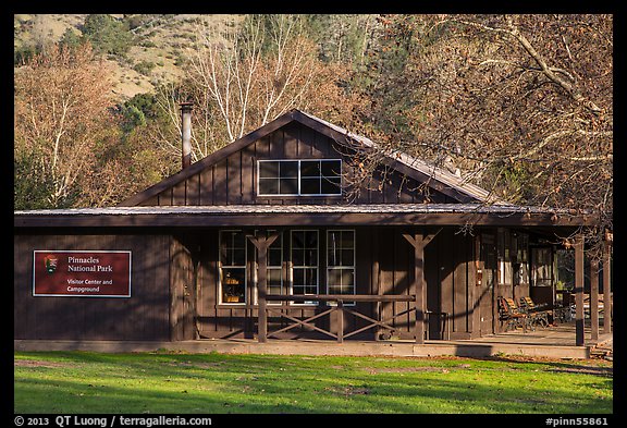 Visitor center and camp store. Pinnacles National Park, California, USA.