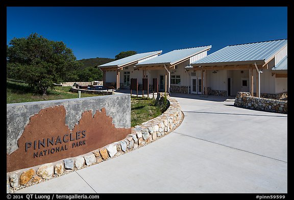 West Pinnacles Visitor Contact Station. Pinnacles National Park, California, USA.