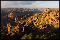 Balconies and Square Block in late afternoon. Pinnacles National Park ( color)