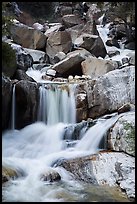 Upper Marble Falls of the Kaweah River. Sequoia National Park ( color)