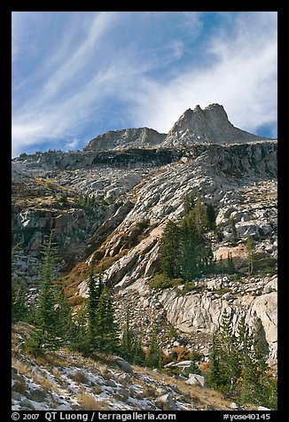 Mount Hoffman. Yosemite National Park (color)