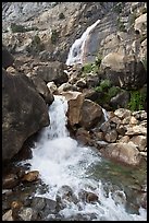 Wapama Falls, Hetch Hetchy. Yosemite National Park, California, USA. (color)