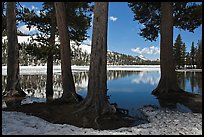 Tenaya Lake in the spring. Yosemite National Park, California, USA. (color)