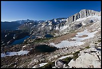 Twenty Lakes Basin and North Peak. Yosemite National Park, California, USA.