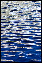 Water abstract with ripples and reflection. Yosemite National Park, California, USA.