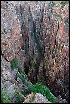 Narrow gorge. Black Canyon of the Gunnison National Park ( color)