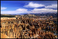 Silent City in Bryce Amphitheater from Bryce Point, morning. Bryce Canyon National Park, Utah, USA. (color)