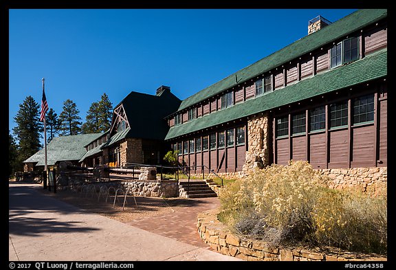 Bryce Canyon Lodge. Bryce Canyon National Park, Utah, USA.