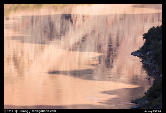 Shadows over Colorado River. Canyonlands National Park (color)