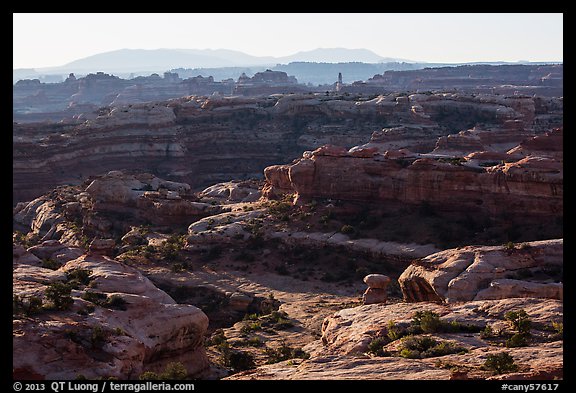 Jasper Cayon, early morning, Maze District. Canyonlands National Park (color)
