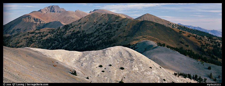 Snake Range ridge top. Great Basin  National Park (color)