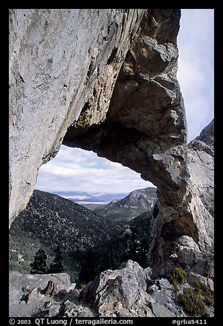Lexington Arch, afternoon. Great Basin National Park (color)