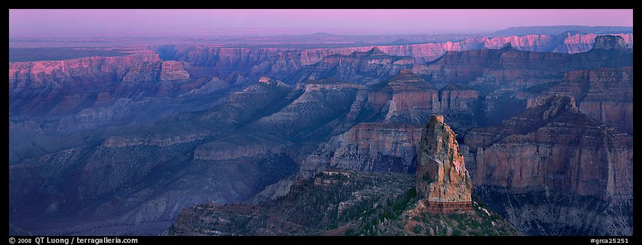 Scenery seen from Point Imperial. Grand Canyon  National Park (color)